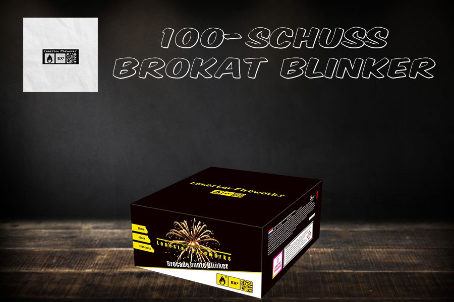 Verbundfeuerwerk Brokat mit Blinkern LS-F2-100-05 von Lonestar