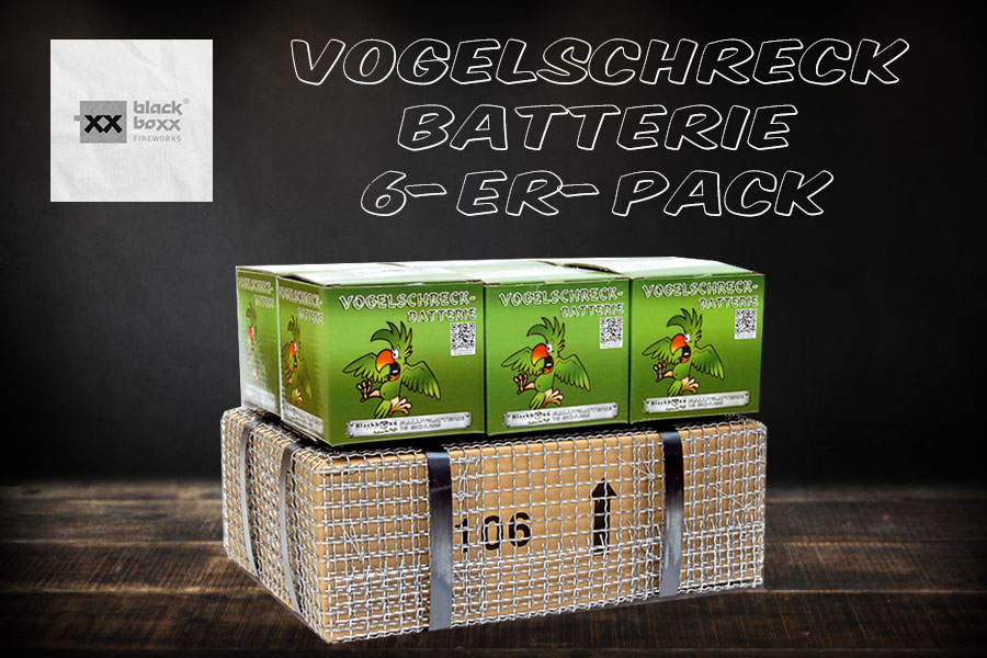 Vogelschreck Batterie (6er-Pack) von Blackboxx - Feuerwerksbatterie