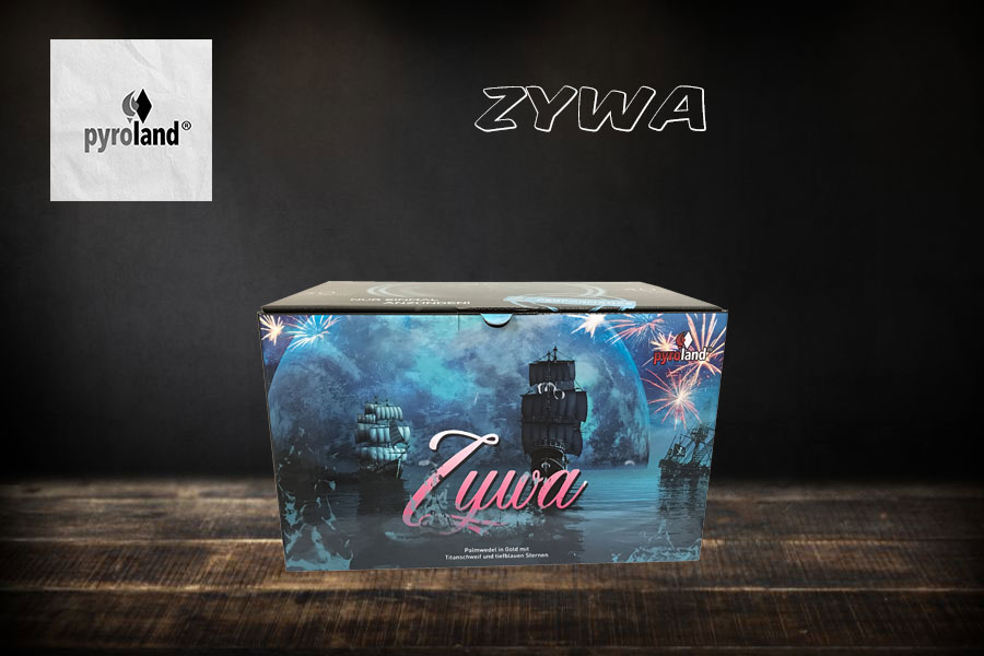 ZYWA 25-Schuss-Feuerwerk-Batterie