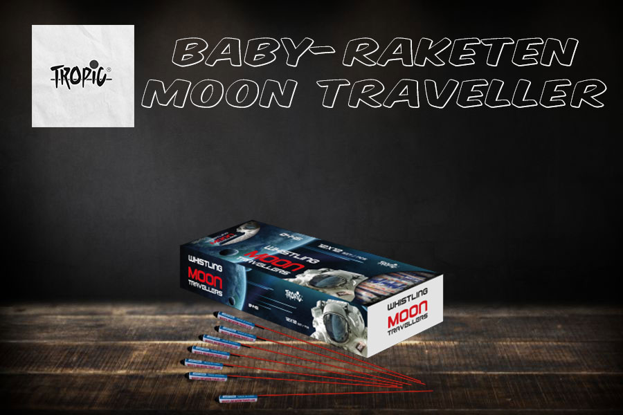 Baby Raketen - Whistling Moon Travellers mit Salut von Tropic
