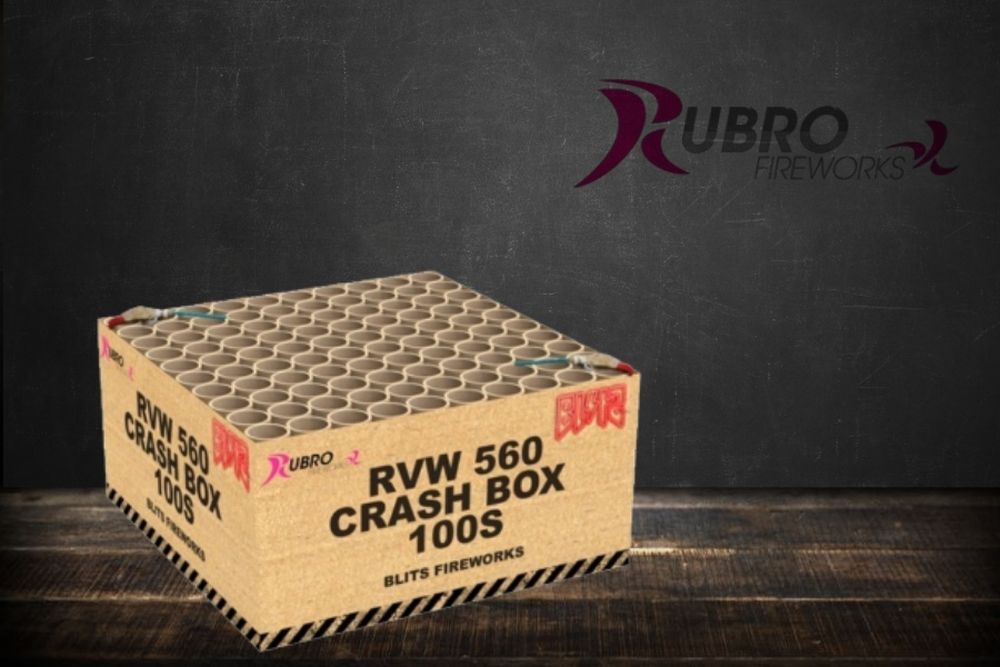 Crash Box Batteriefeuerwerk von Rubro