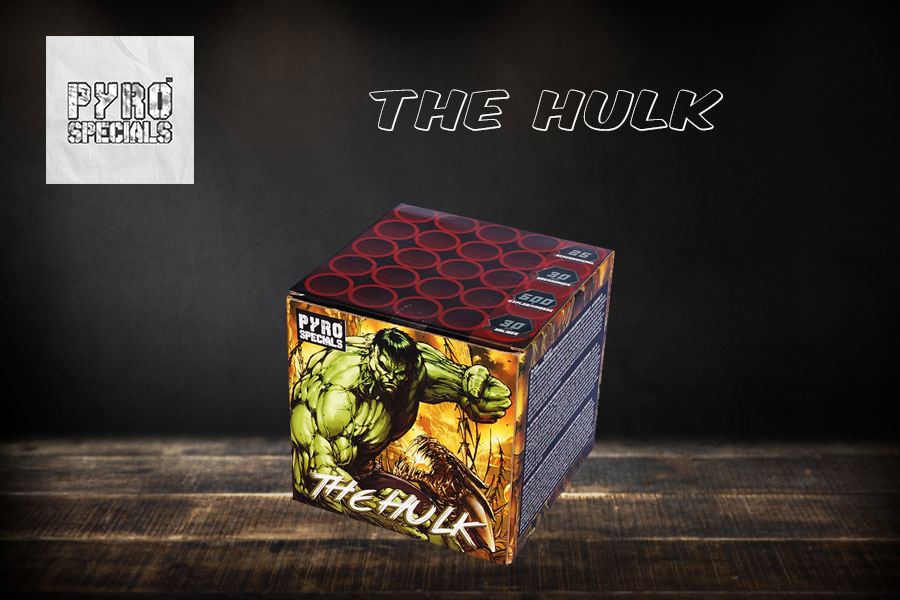 The Hulk von Pyrospecials - Batteriefeuerwerk
